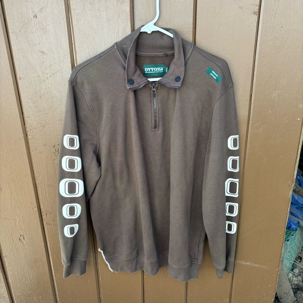 Otto 958 Kiko Kostadinov Zip Sweater Men’s  M Brown